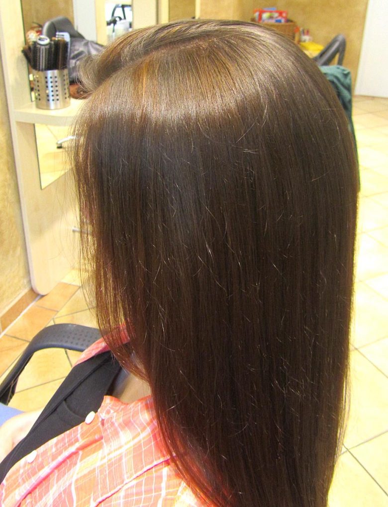 satter Mittelbraunton mit Naturhaarfarben